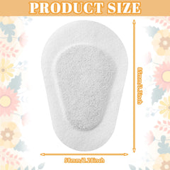 Breathable nonwoven cotton eye patch close-up