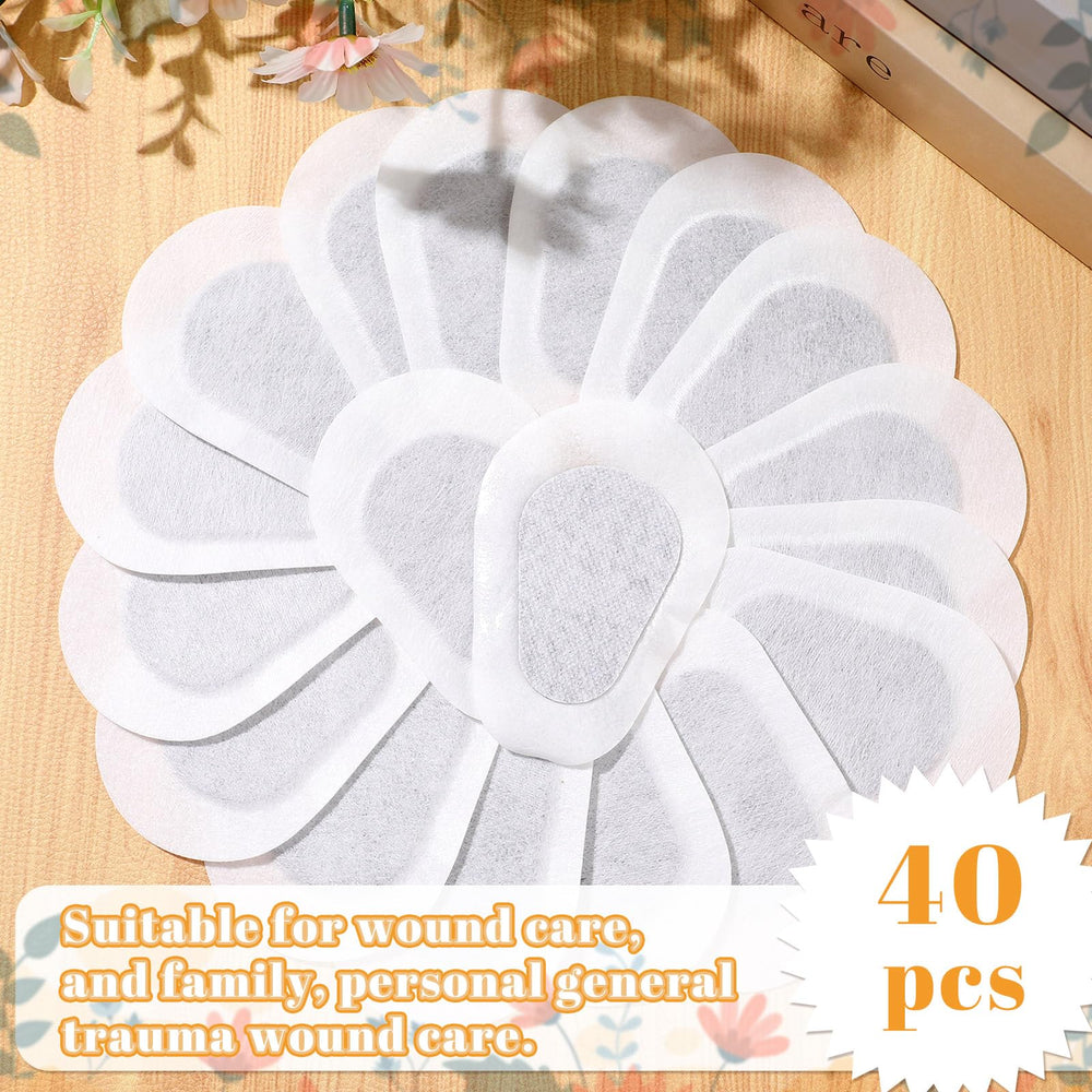 Easy-to-apply eye patch on a white surface