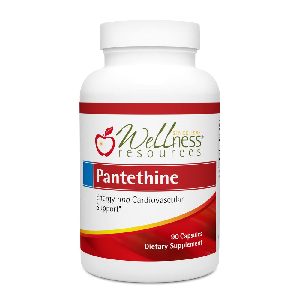 Wellness Resources Pantethine vegan bottle label