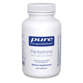 Pantethine Pure Encapsulations bottle with front label, 120 capsules