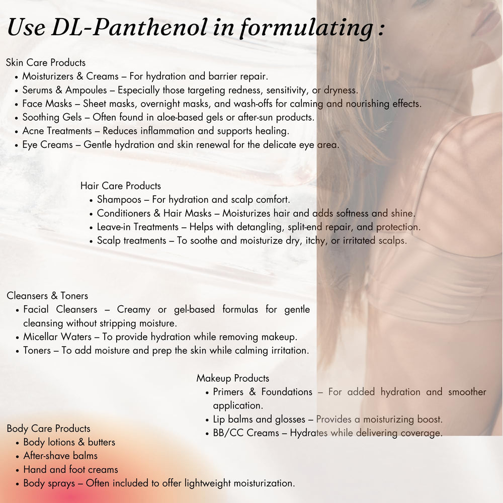 Nail care product containing Panthenol for conditioning