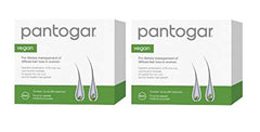 Pantogar two-box set containing 180 vegan clear capsules
