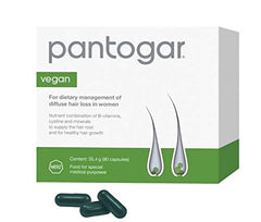 Close-up of Pantogar 180 capsules packaging