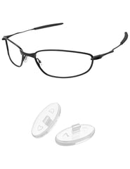 PapaViva nose pads for Oakley Half Wire 2.0 Euro Fit - front view, 1 pair