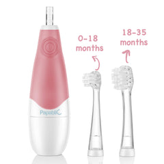 Ultra-soft bristles and compact brush head close-up