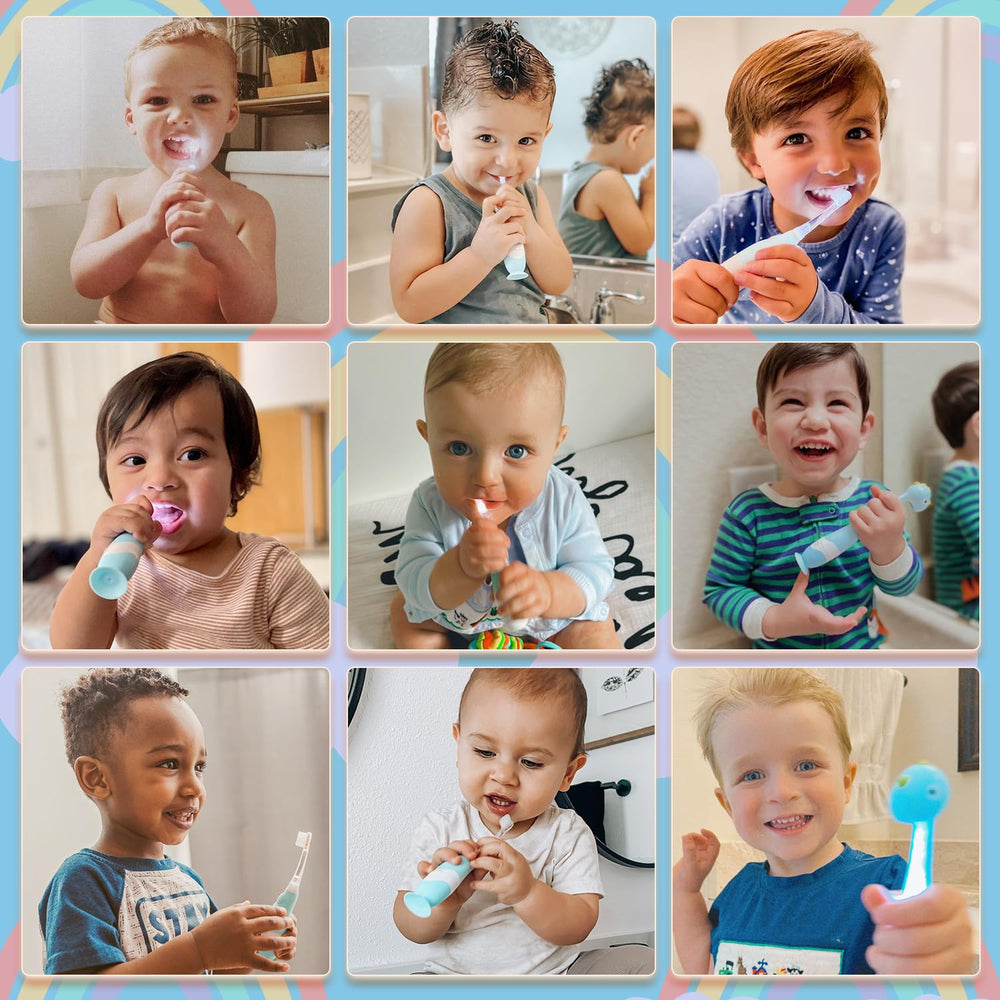 Suitable for ages 1-3 years with gentle cleaning for children's teeth