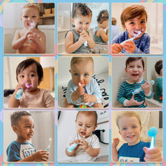 Suitable for ages 1-3 years with gentle cleaning for children's teeth