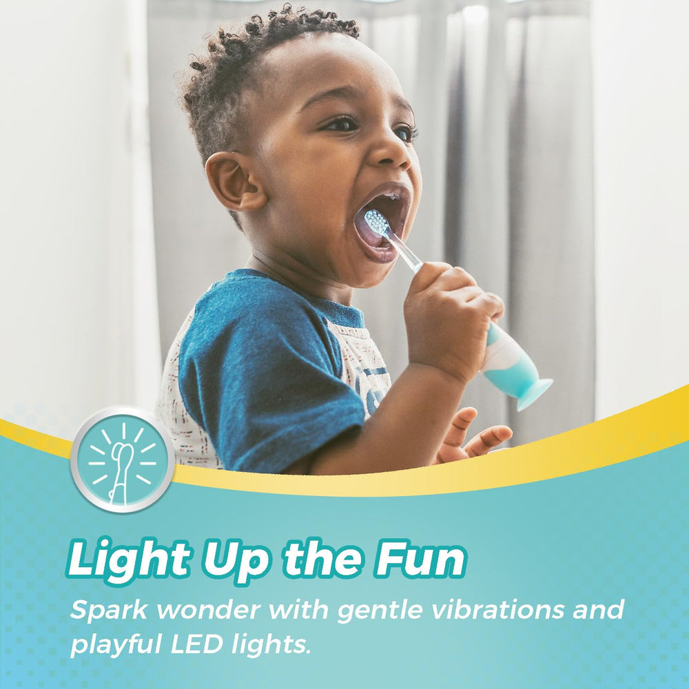 LED timer feature on Debby toddler toothbrush