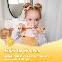 LED timer on Papablic Bunny toothbrush