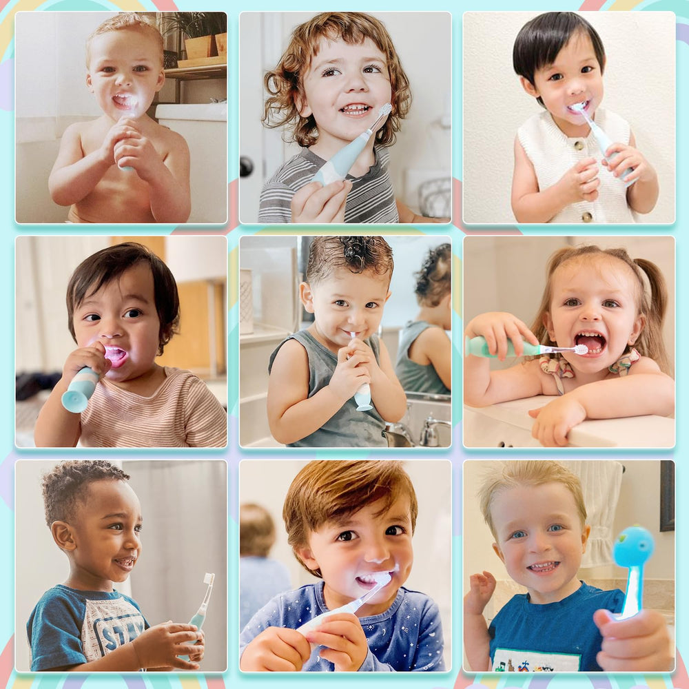 LED timer on Arya toddler toothbrush