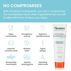 Papaya and pineapple fruit enzymes for whitening in toothpaste