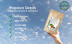 Papain-rich papaya seeds