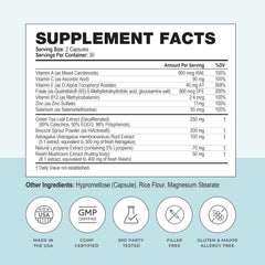 Cruelty-free vegan capsules in a bottle