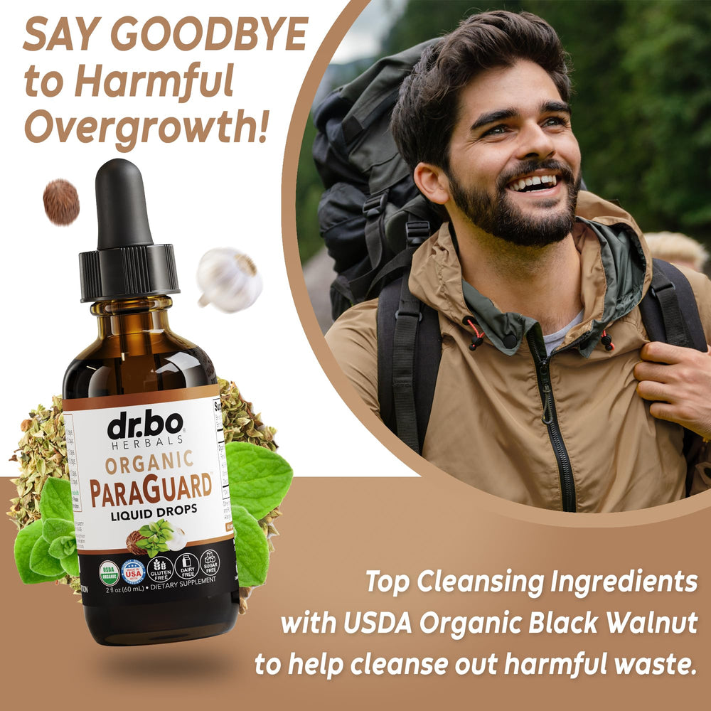 Organic oregano oil drops used in ParaGuard