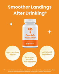 Parachute single tablet per drink usage