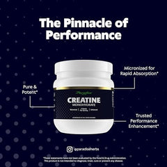 Micronized Creatine Monohydrate powder graphic