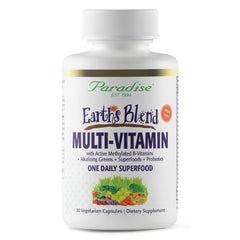 Paradise Herbs Earth's Blend Women's Once Daily Multivitamin with Iron bottle