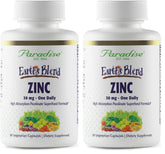 Front view of Paradise Herbs Zinc Picolinate bottle pack - 2