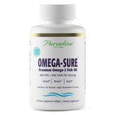 Paradise Omega-Sure bottle with vegetarian softgels