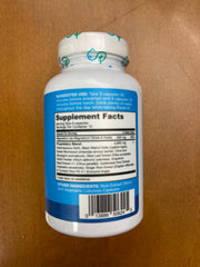 Vegan, non-GMO, gluten-free badge on ParaEnd label