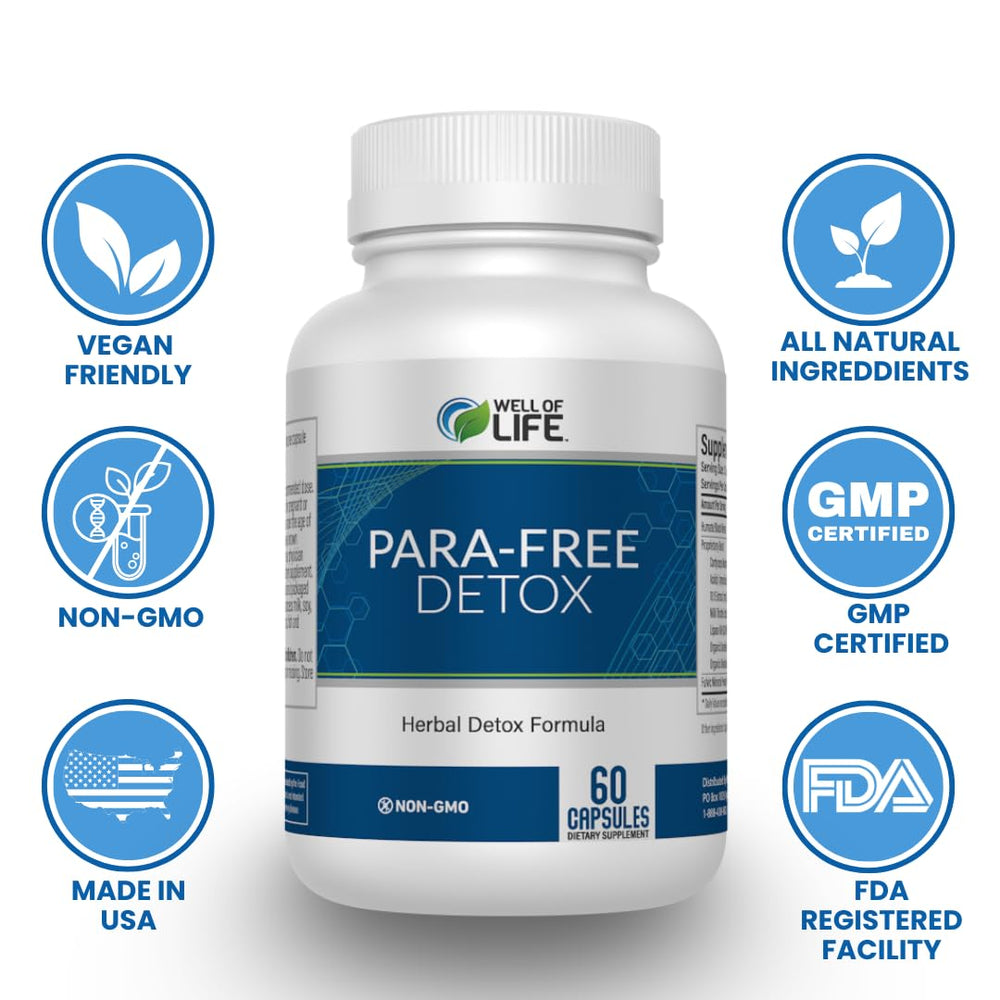 Para-Free Detox garlic bulb closeup shows natural immune-support botanicals