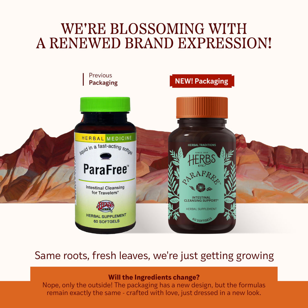 Parafree packaging showing 60 softgels