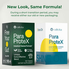 ParaProteX third-party testing label reinforces potency and safety.