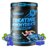 Parhaat creatine monohydrate gummies blueberry bottle front supports on-the-go endurance.