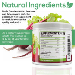 Gluten-free, non-GMO, vegan beet root powder ingredients