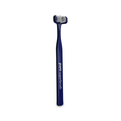 Paro 3 in 1 Superbrush triple-head toothbrush angled view