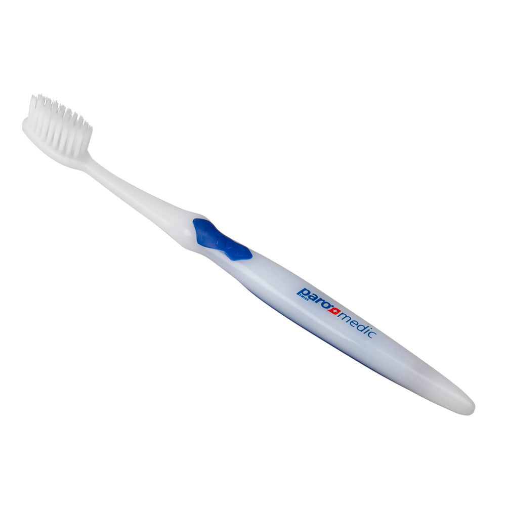 Silky-fine konex bristles texture on Paro Medic toothbrush