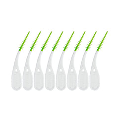 Close-up of paro Smart-Sticks soft rubber lamellas and angled tip for thorough cleaning