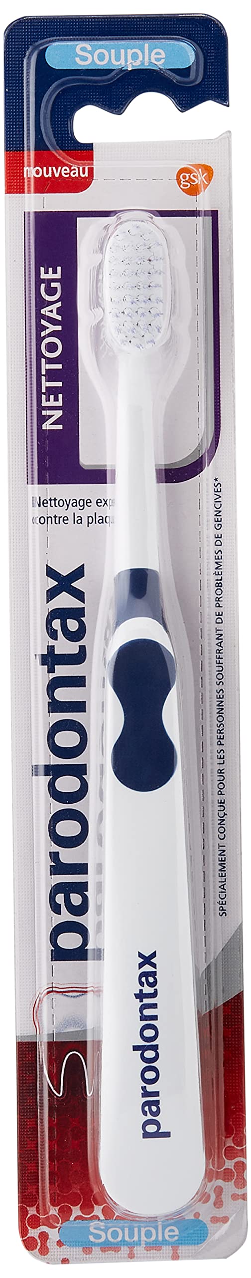 Parodontax Soft Cleaning Toothbrush with small head and soft bristles