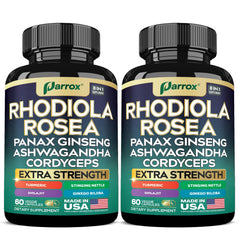 Parrox 8-in-1 adaptogen blend capsules packaging hero image