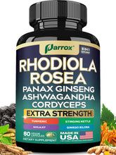 Parrox 8-in-1 Adaptogen Blend bottle and capsules