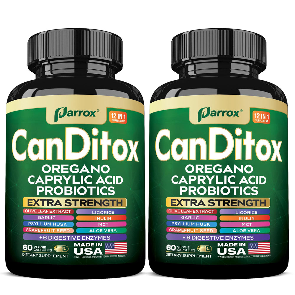 Parrox CanDitox capsules bottle front view