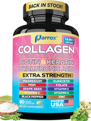 Parrox Collagen Capsules bottle front view