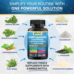 Lion’s Mane and Ginkgo Biloba in CortiSmooth blend