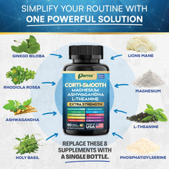 GABA and phosphatidylserine icons on packaging