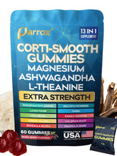 Parrox Corti-Smooth Gummies bottle with Mixed Berry flavor