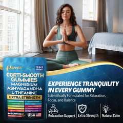 Corti-Smooth blend featuring Lion's Mane, Ginkgo Biloba, and Valerian Root