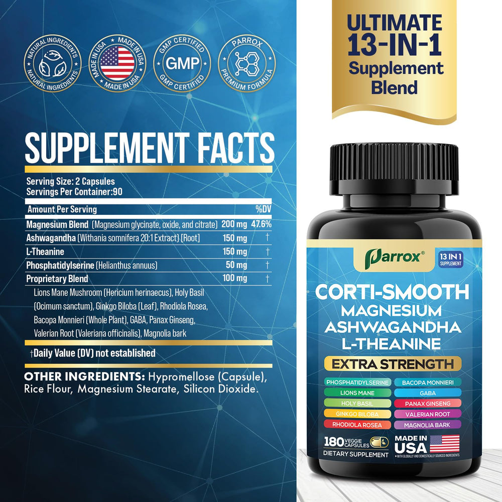 Magnesium blend with L-Theanine and essential minerals
