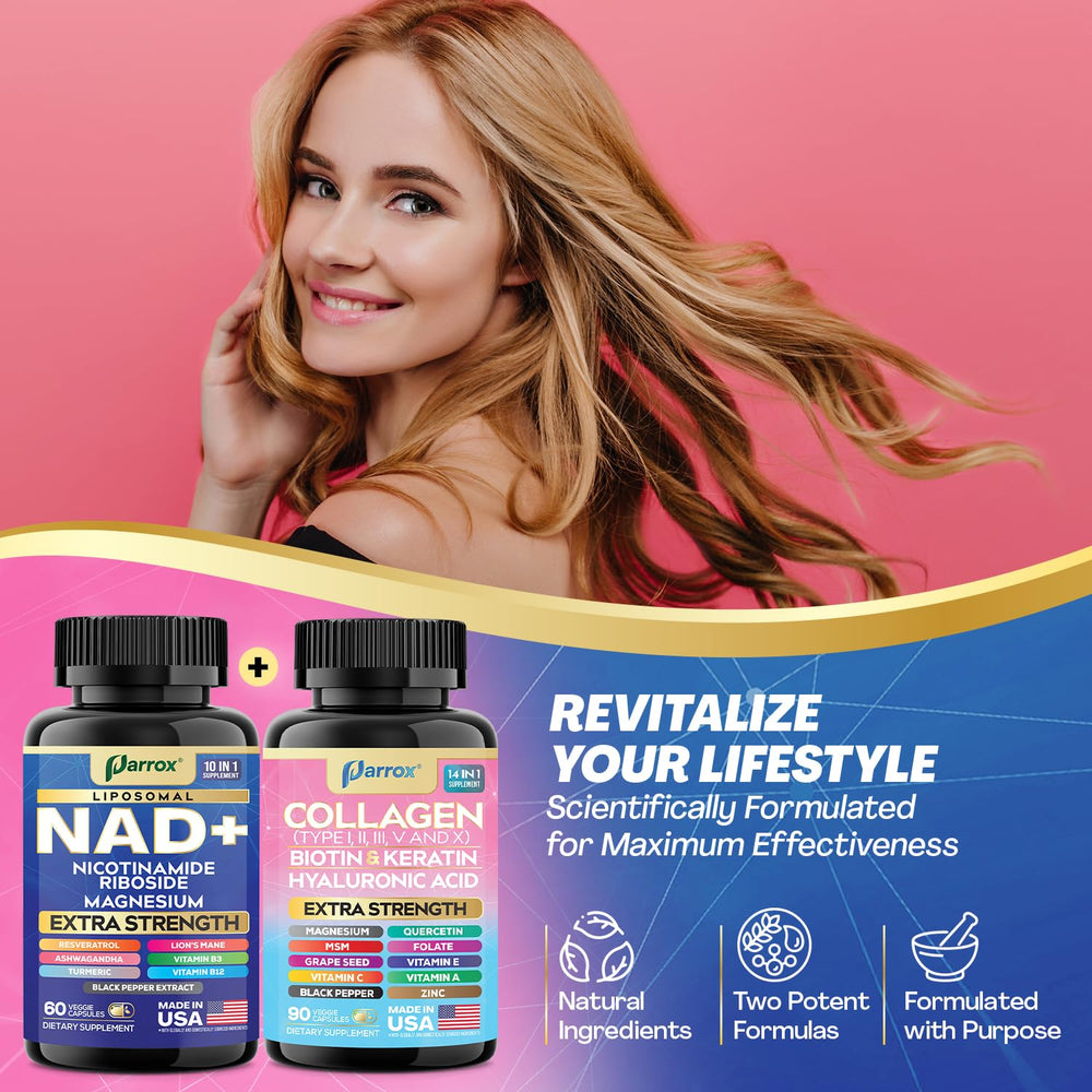 Collagen peptides types I, II, III, V and X featured in the set