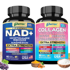 Hero image of Parrox Forever Young Set packaging and bottles