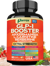 Parrox GLP-1 Booster bottle with label and 60 vegan capsules