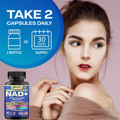Concept image showcasing Parrox NAD+ 10-in-1 Extra Strength