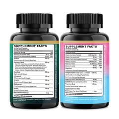 Ingredients list and bundle overview image for Parrox Radiant Wellness Bundle