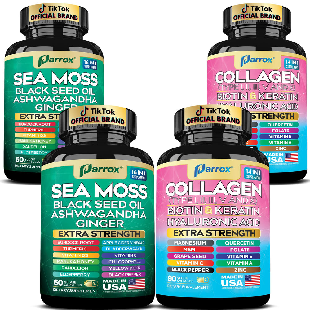 Parrox Radiant Wellness Bundle packaging shot