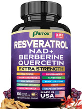 Parrox Resveratrol 14-in-1 bottle with Milk Thistle and NAC