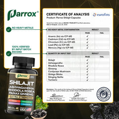 Rhodiola Rosea used in Parrox Shilajit 8-in-1